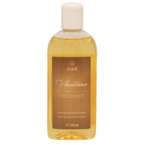Масажна олійка Amor Vibratissimo Coconut з ароматом кокоса, 250 мл Sex Aura