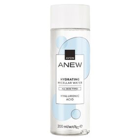 Зволожувальна міцелярна вода Avon Anew з гіалуроновою кислотою та вітаміном B3 Hidrating Micellar Water Hialuronic Acid 200 мл