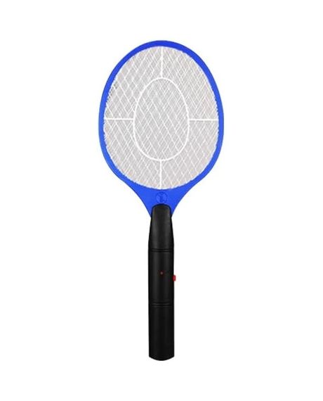 Электрическая мухобойка Rechargeable Mosquito-hitting Swatter трехслойная аккумуляторная Черно-синий | Зображення 2