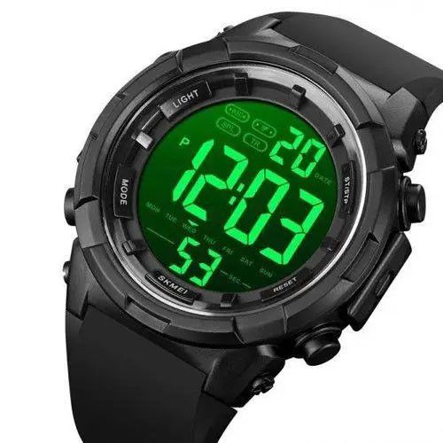 Оригінальний чоловічий годинник SKMEI 1845BK, Годинник військовий чоловічий, Чоловічий VL-115 тактичний годинник | Зображення 1