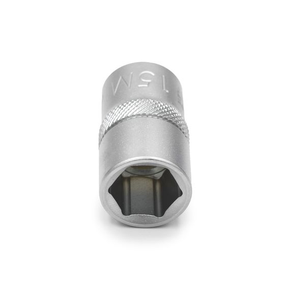Головка торцева шестигранна, 1/2IN, коротка, SW15, RED STRIPE | Зображення 1