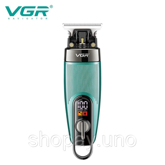 Беспроводная машинка для стрижки волос + 4 насадки, USB, VGR-975 / Аккумуляторный триммер для волос и бороды | Зображення 1