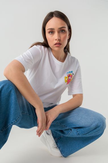 Футболка жіноча LAWA P-WB02340 S Білий (2000990462794) | Зображення 1