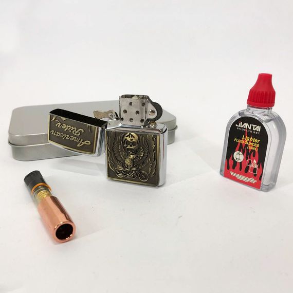 Необычная зажигалка N2 | Подарок зажигалка парню | Зажигалка в YK-537 подарочном футляре