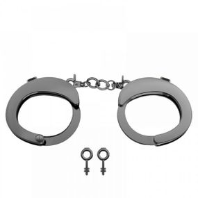 Наручники Розбірні Premium Metal Romfun, Black, Металлик, Універсальний