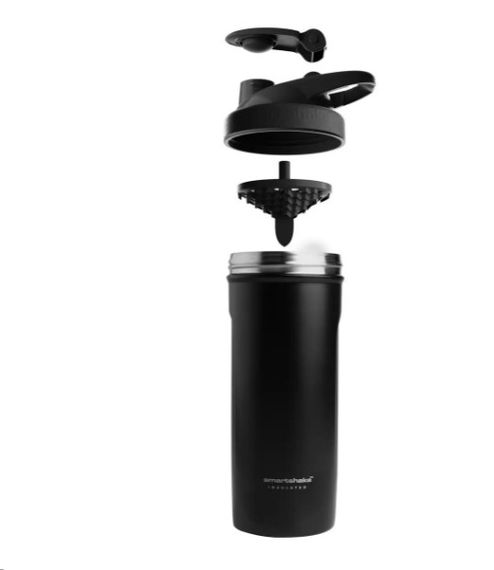 Шейкер спортивний SmartShake металевий Insulated Steel 750 мл Black (11152001) | Зображення 3