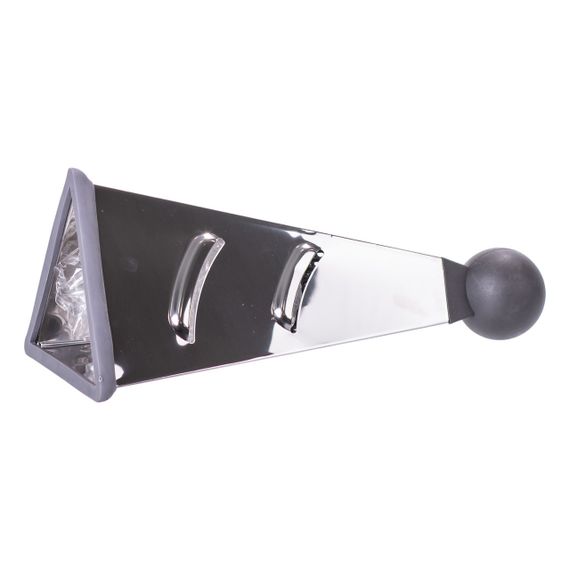 Конусна ручна терка з нержавіючої сталі з ручкою 11×11×23 (см) HP-8-8 | Зображення 3