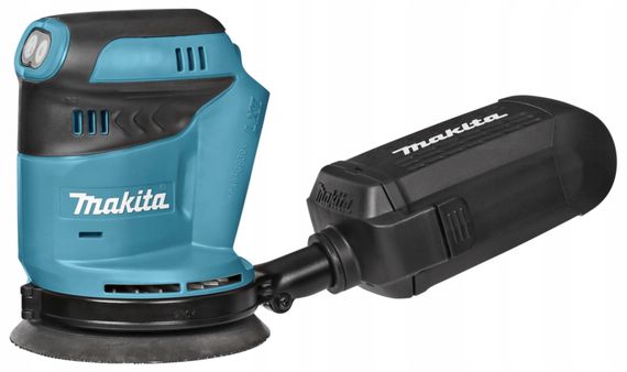 Шліфмашина ексцентрикова акумуляторна Makita DBO180Z (125 мм, 7000-1100 хв-1, LXT, без акумуляторів та зарядного пристрою) | Зображення 1
