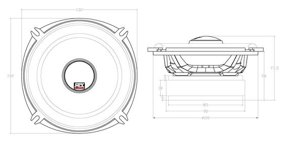 Коаксіальна акустика MTX TX650C | Зображення 1