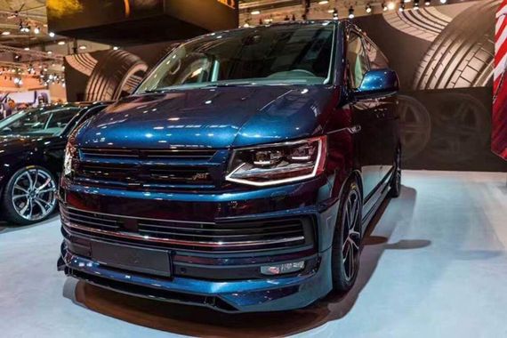 Накладка на передній бампер ABT Original 2015-2018 (під фарбування) для Volkswagen T6 2015-2024, 2019-2024 рр