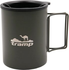 Термокружка TRAMP зі складаними ручками та поїлкою 500мл (UTRC-142 olive)