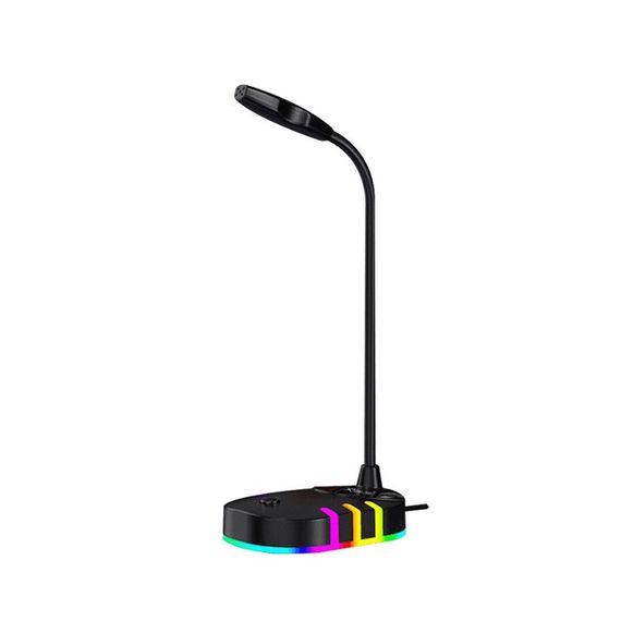 Микрофон игровой XTRIKE XMC-02 с RGB подсветкой, черный | Зображення 3