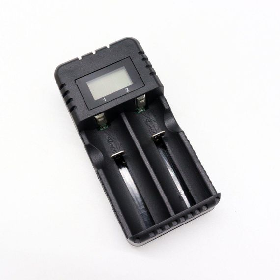 Универсальное зарядное устройство на 2 аккумулятора 18650 Li-ion, HD-8991А / Зарядка для батареек с дисплеем | Зображення 2