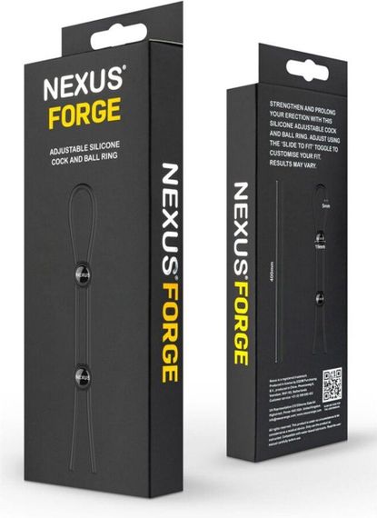 Двойное эрекционное кольцо-лассо Nexus FORGE, диаметр регулируется | Зображення 5
