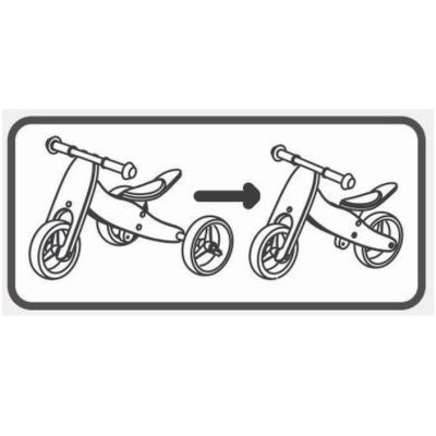 Беговел FreeON Free2Move 2 в 1 коричнево - білий (42868) | Зображення 2