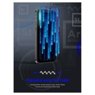 Стекло защитное Armorstandart Space Black Icon Apple iPhone 15 Black (ARM68225) | Зображення 2
