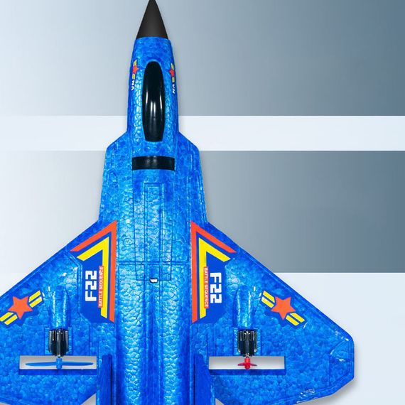 Літак на радіокеруванні SCHE HW32 F22 Fighter Blue | Зображення 3