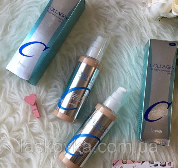 Зволожувальний тональний крем із колагеном Enough Collagen Moisture Foundation | Зображення 4