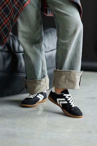 Кеди жіночі 591419 Чорні 36 37 38 39 40 41 | Зображення 9