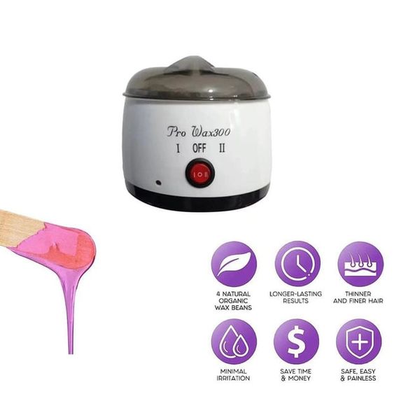 Воскоплав для банок Pro-Wax 300 • Прибор для горячей депиляции в домашних условиях и салоне | Зображення 2