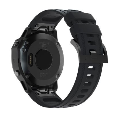 Ремешок для смарт-часов Armorstandart Silicone 20mm для Garmin Fenix 5s/6s Black (ARM60799) | Зображення 1