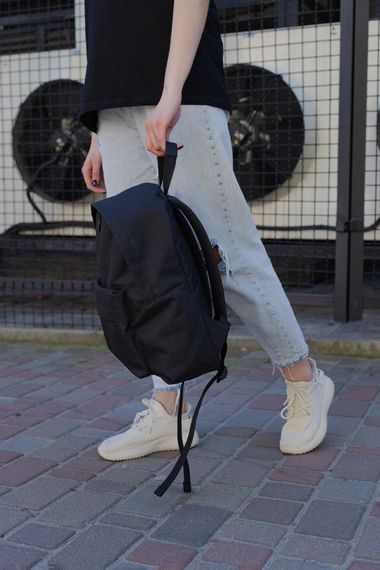 Повсякденний рюкзак шкільний Without Compact з принтом Fire Black | Зображення 5