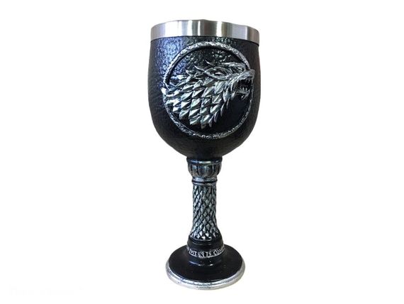 Келих для Вина Гуртка Чашка Череп Гра Престолів Game Of Thrones Winter is Coming Stark Старк Готика Подарунок | Зображення 4