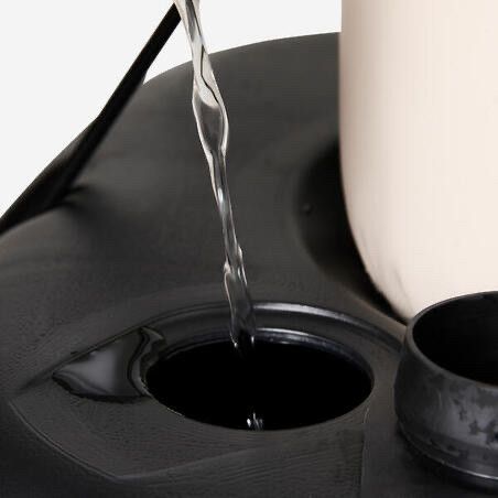 Боксерський мішок підлоговий чорний/бежевий | Зображення 3