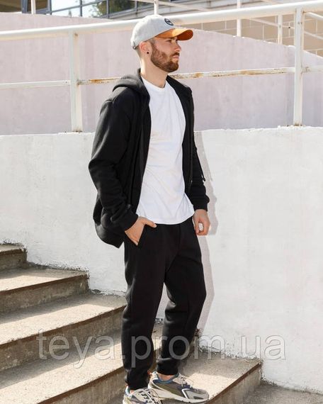 Спортивний костюм колір чорний розміри M, L, XL, XXL, 3XL, S FI_004605 | Зображення 1