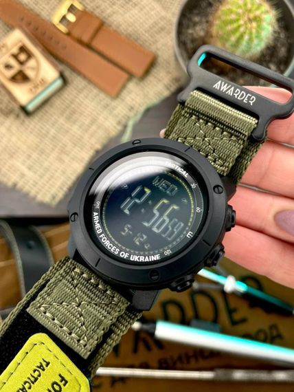 Чоловічий годинник Awarder 036 Nylon Black-Army Green 1202-0099 | Зображення 3