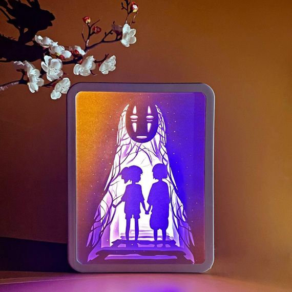 3D настільна картина-нічник "Каонасі (Віднесені примарами)" 3DTOYSLAMP