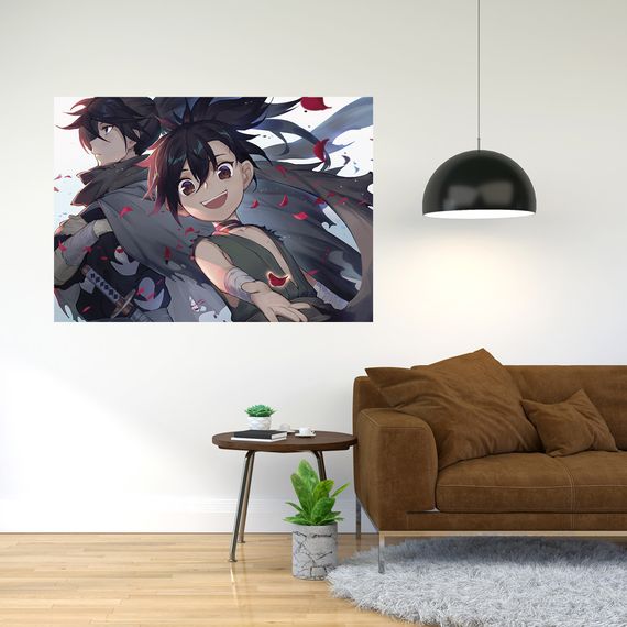 Плакат-постер з принтом Кавун Dororo - Дороро 07 А1 ПЛ000644(A1)