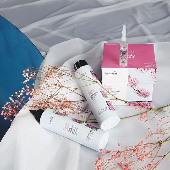 Шампунь Nouvelle Scalp Relief Shampoo успокаивающий для чувствительной кожи головы 250 мл | Зображення 1