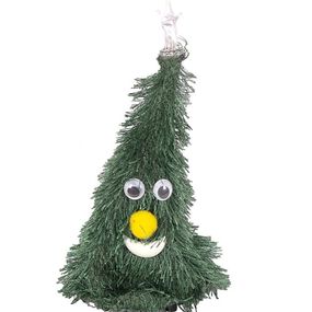 Іграшка механічна "Ялинка" СХ-8, музика, танець, зеленого кольору