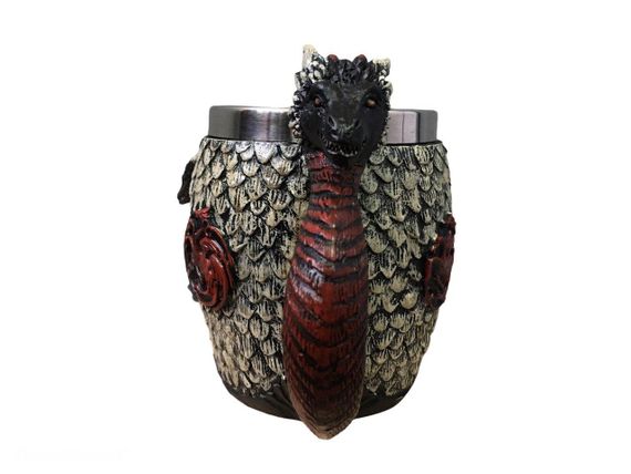 Кухоль Чашка Гра Престолів Fire and Blood Targaryen 3D Будинок Таргарієн Таргарієнси | Зображення 5