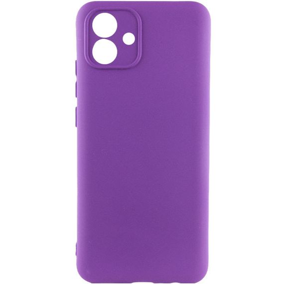 Чохол Silicone Cover Lakshmi Full Camera (AAA) для Samsung Galaxy A04e, Фіолетовий / Amethyst