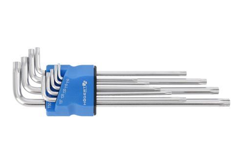 Набір ключів Torx, екстра-довгих, HT1W831 уп 9 шт Hoegert