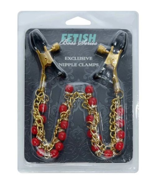 Затискачі для сосків Fetish Boss Series — No15 Exclusive Nipple Clamps sexstyle | Зображення 5