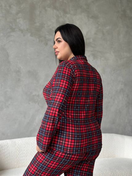 Максимально комфортна та приємна піжама-домашній костюм  в розмірі PLUS SIZE | Зображення 2