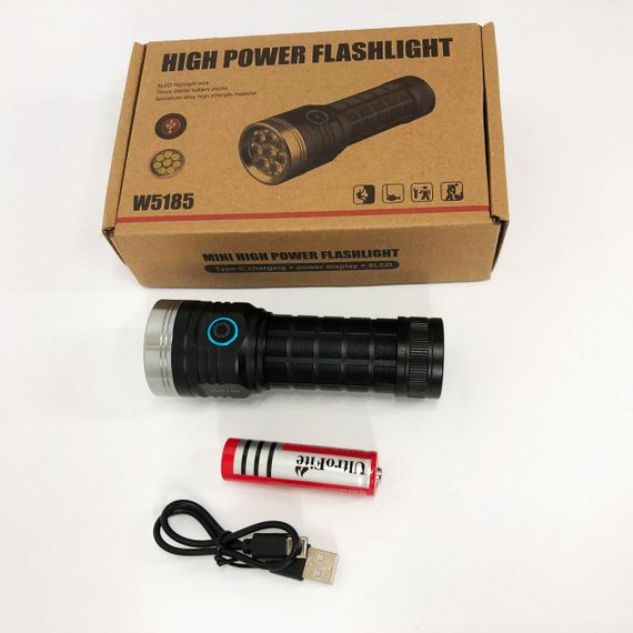 Фонарь для дома с зарядкой от розетки PLD W5185-8XHP360, Фонарь ручной батарей, Фонарик на все случаи HV-86 | Зображення 3