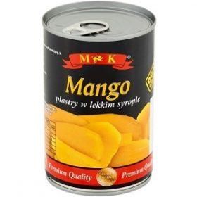 Манго консервовані в сиропі скибочками в ж/б M&K (Польща), 425г