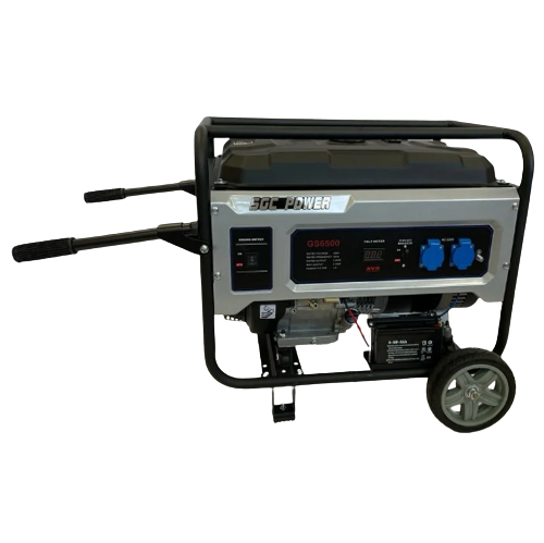 Бензиновий генератор 5,0/5,5 кВт 25 л 4-тактний ручний/електричний 220V SGC POWER GS 6500 (EU)