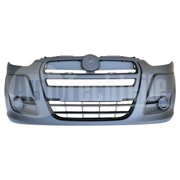Бампер передний Fiat Doblo 09- (под покраску), AutoTechteile, 505 1213, FT91017