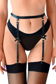 Пояс для чулок Art of Sex Venecia Черный one size