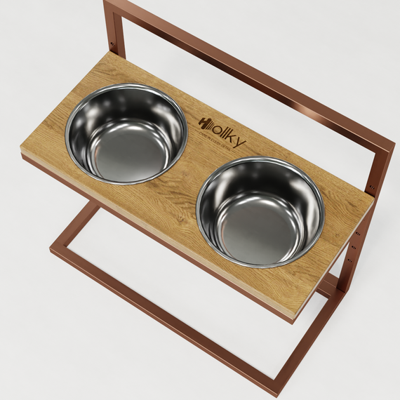 Миски на регульованій підставці для великих собак Hollky Flex L (2 × 1.8 л) FL-502850-GLNT | Зображення 6