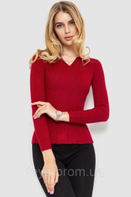 Кофта женская в рубчик, цвет бордовый, размеры S-M, S-M, XXL-XXXL, L, 4XL, XL, XXXL FA_007673