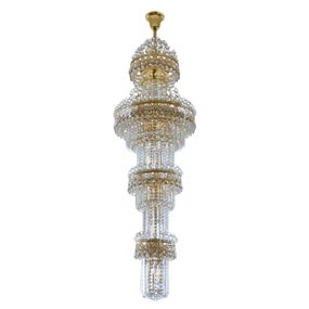 Люстра хрустальная с подсветкой LED E14 60W G (BCL-398S/38)