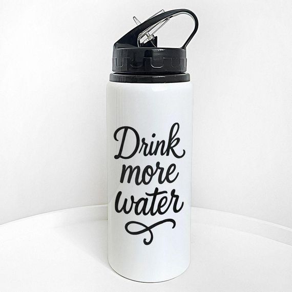Пляшка для води з трубочкою Drink more water 600 мл (PLV_25A073)