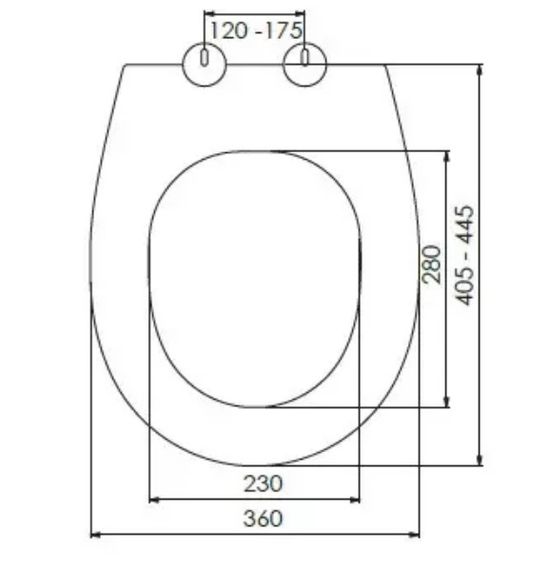 Сидіння для унітазу NKP Luande 0346 | Зображення 1