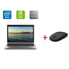 Мобильная рабочая станция HP zBook 15 G5 / 15.6" (1920x1080) IPS / Intel Xeon E-2176M (6 (12) ядер по 2.7 - 4.4 GHz) / 16 GB DDR4 / 512 GB SSD / nVidia Quadro P2000, 4 GB GDDR5, 128-bit / TouchID / WebCam б/у + Подарок Беспроводная мышь / USB